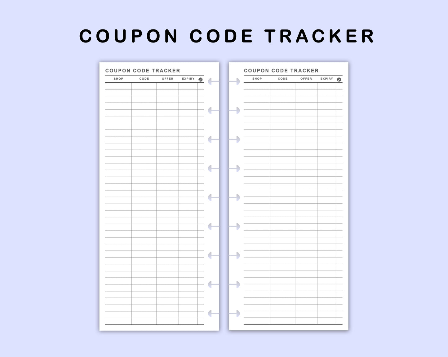 Skinny Classic HP Inserts - Coupon Code Tracker