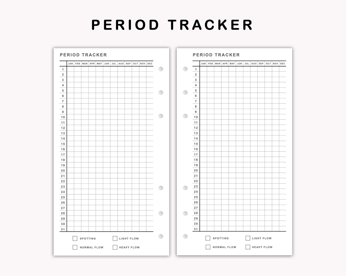 Personal Inserts - Period Tracker