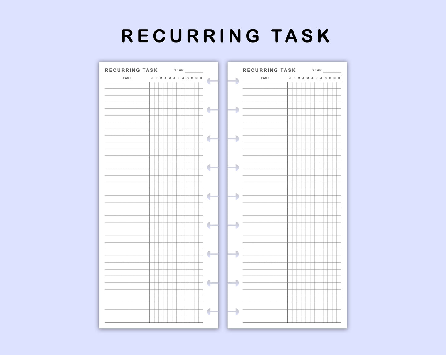 Skinny Classic HP Inserts - Recurring Task