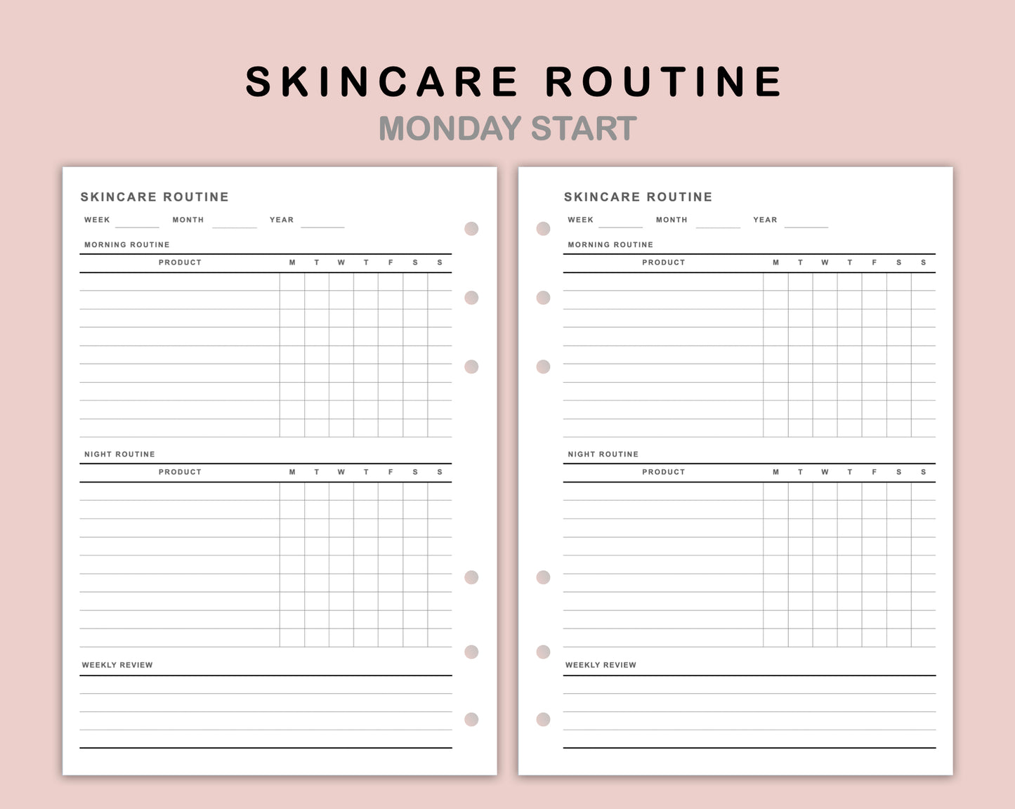 B6 Inserts - Skincare Routine