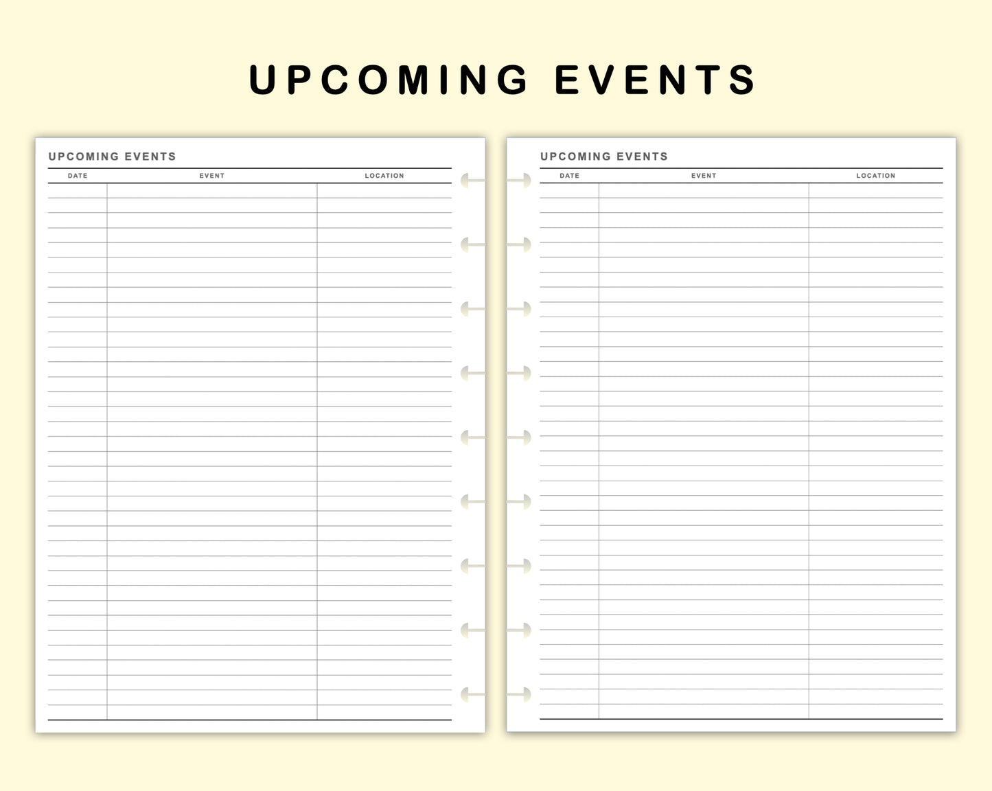 Classic HP Inserts - Upcoming Event