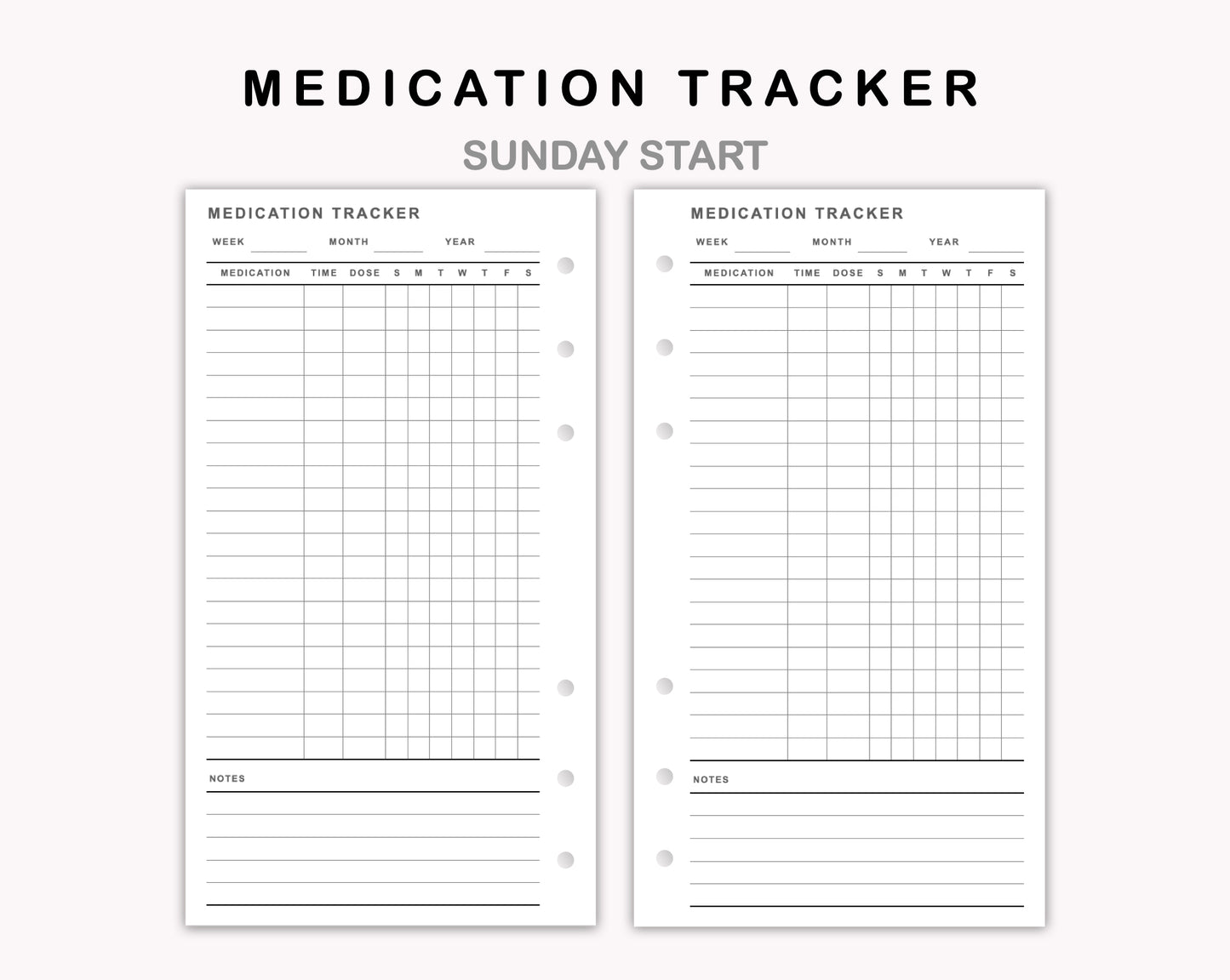 Personal Inserts - Medication Tracker