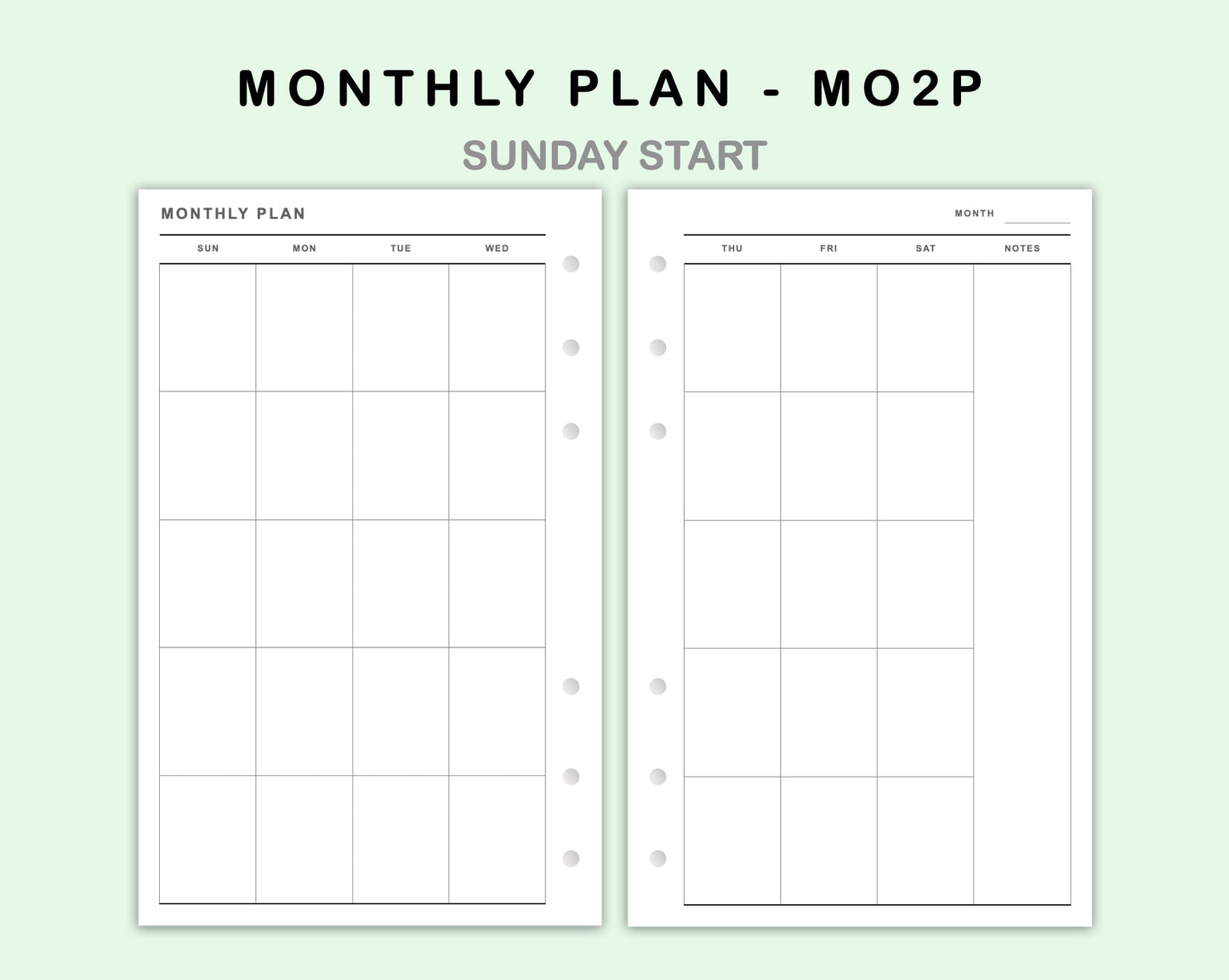 FC Compact Inserts - Monthly Plan - MO2P