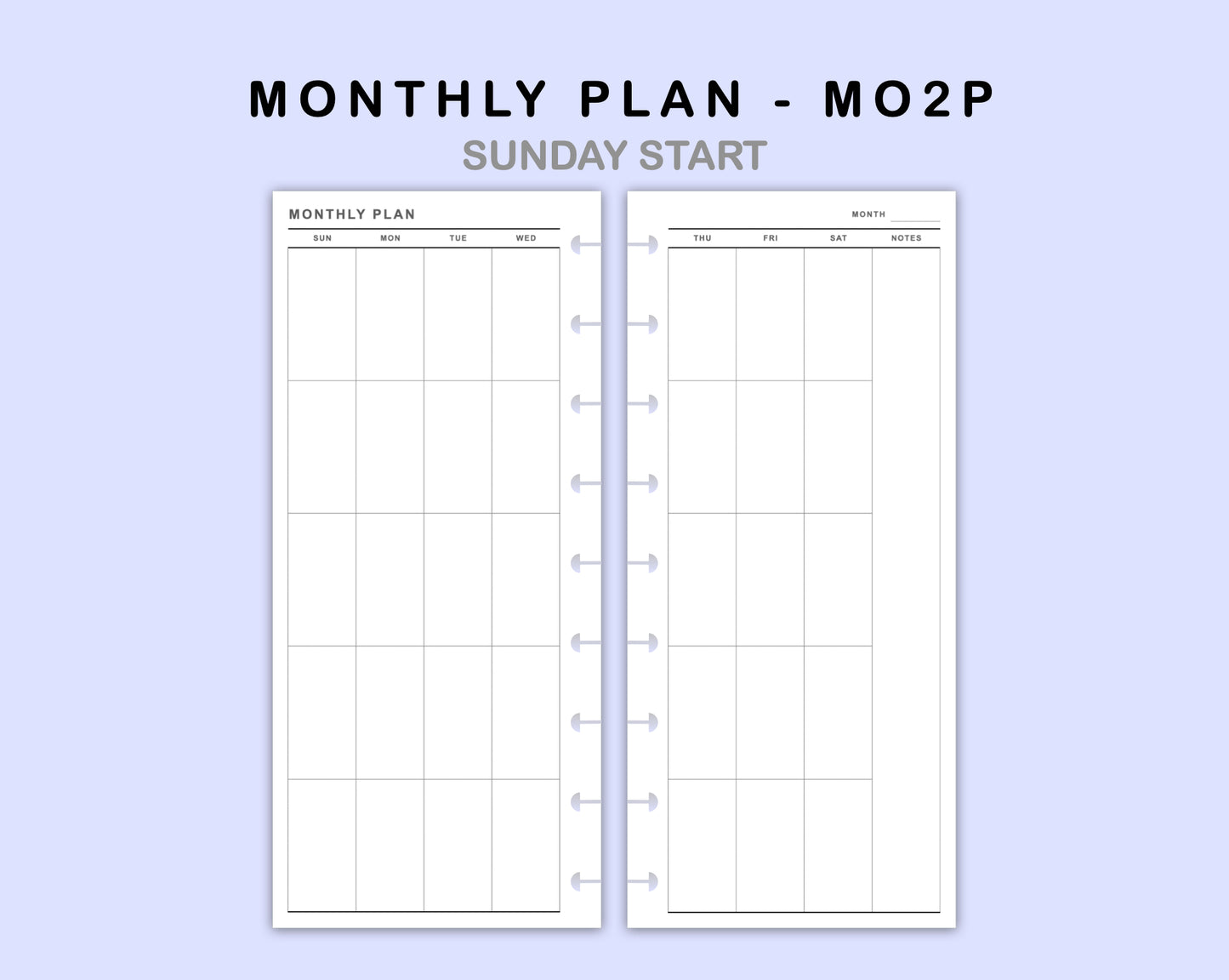 Skinny Classic HP Inserts - Monthly Plan - MO2P