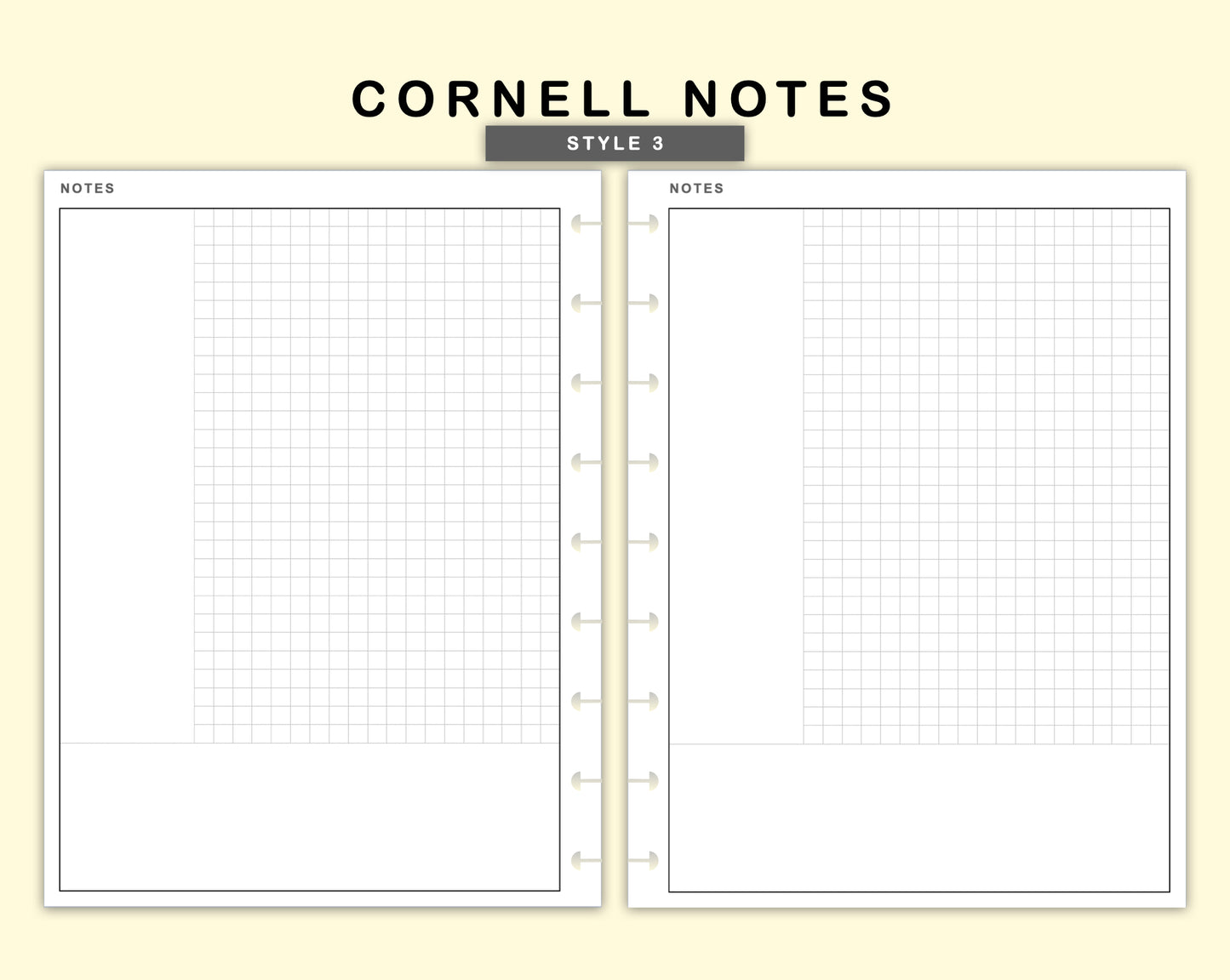 Classic HP Inserts - Cornell Notes