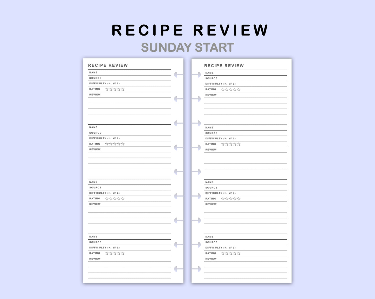 Skinny Classic HP Inserts - Recipe