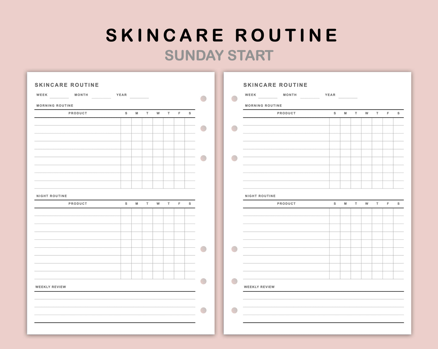 B6 Inserts - Skincare Routine