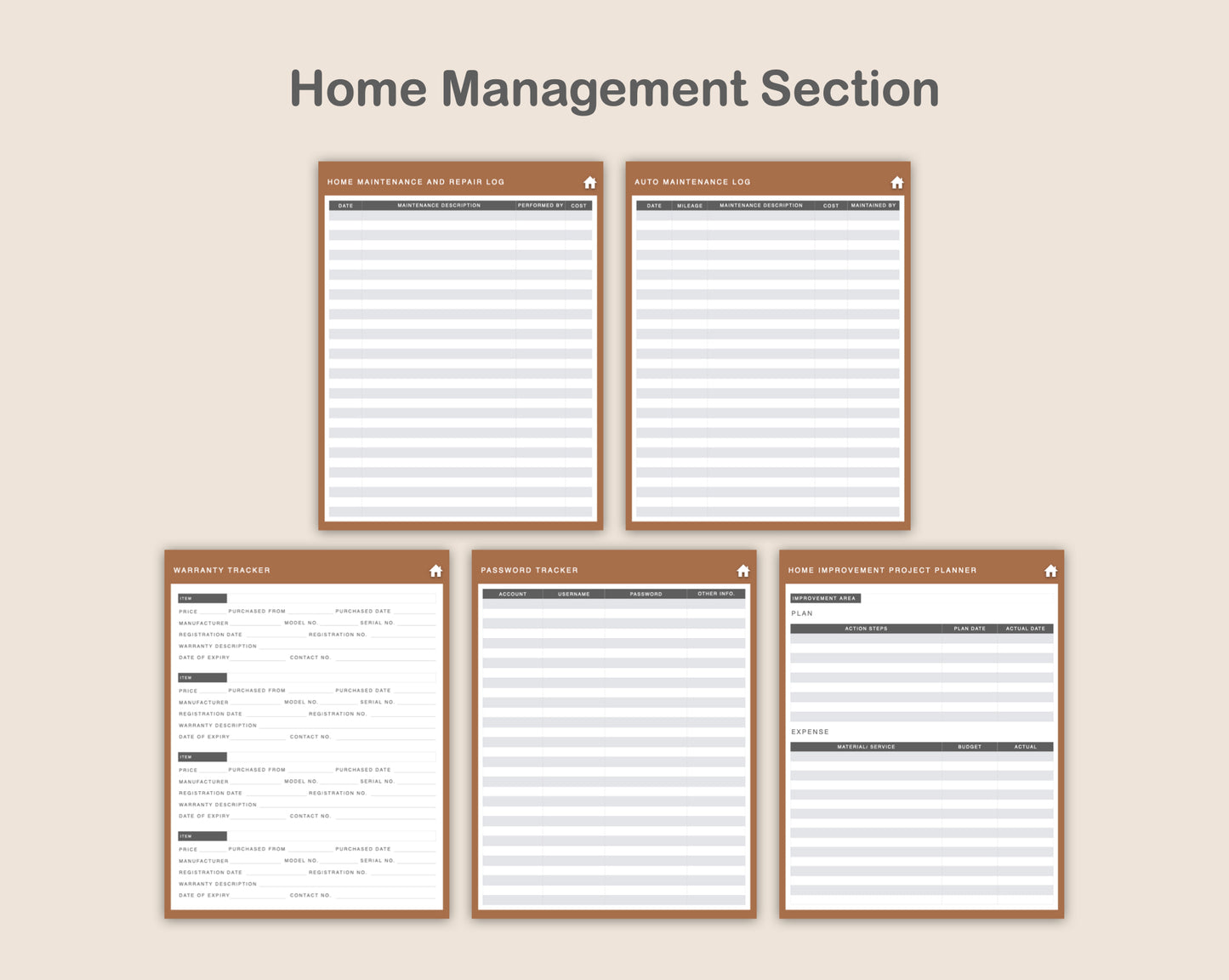 Digital Home Planner - Neutral