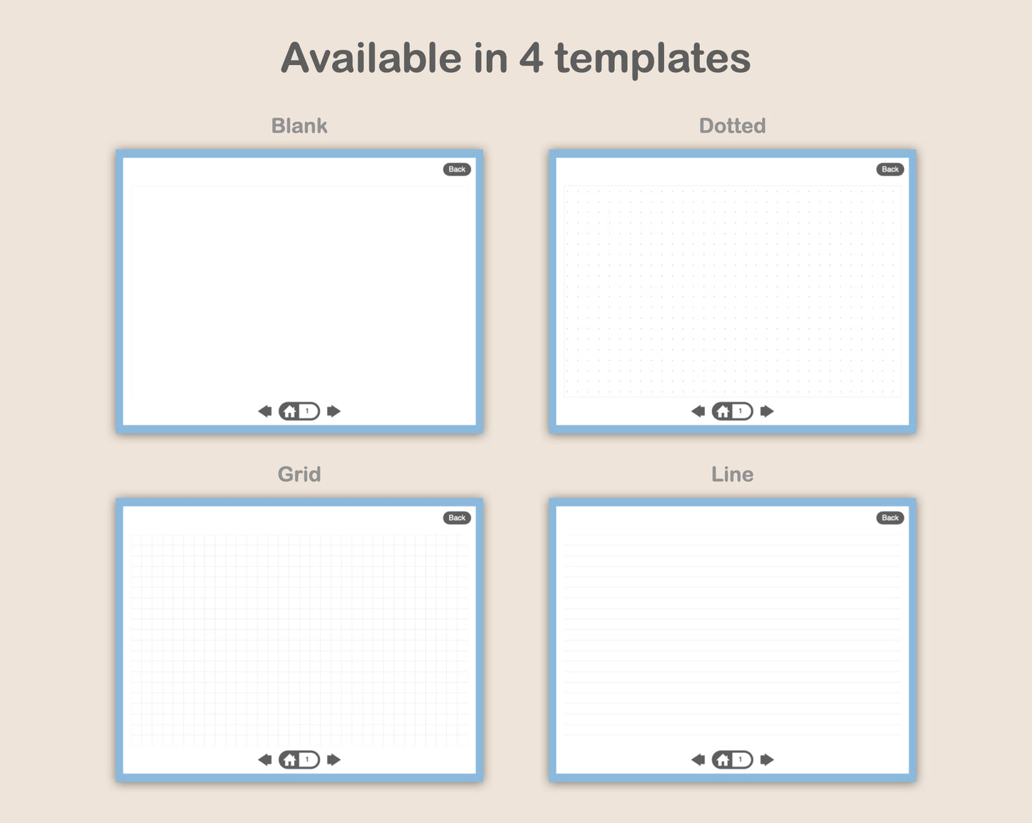 Digital Flashcards - Pastel