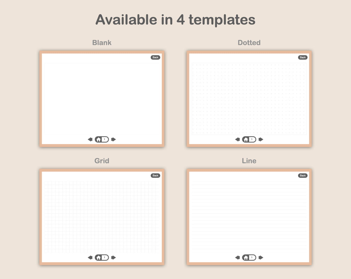 Digital Flashcards - Brown Coffee