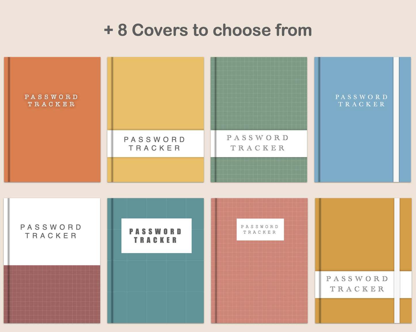 Digital Password Keeper Table - Boho