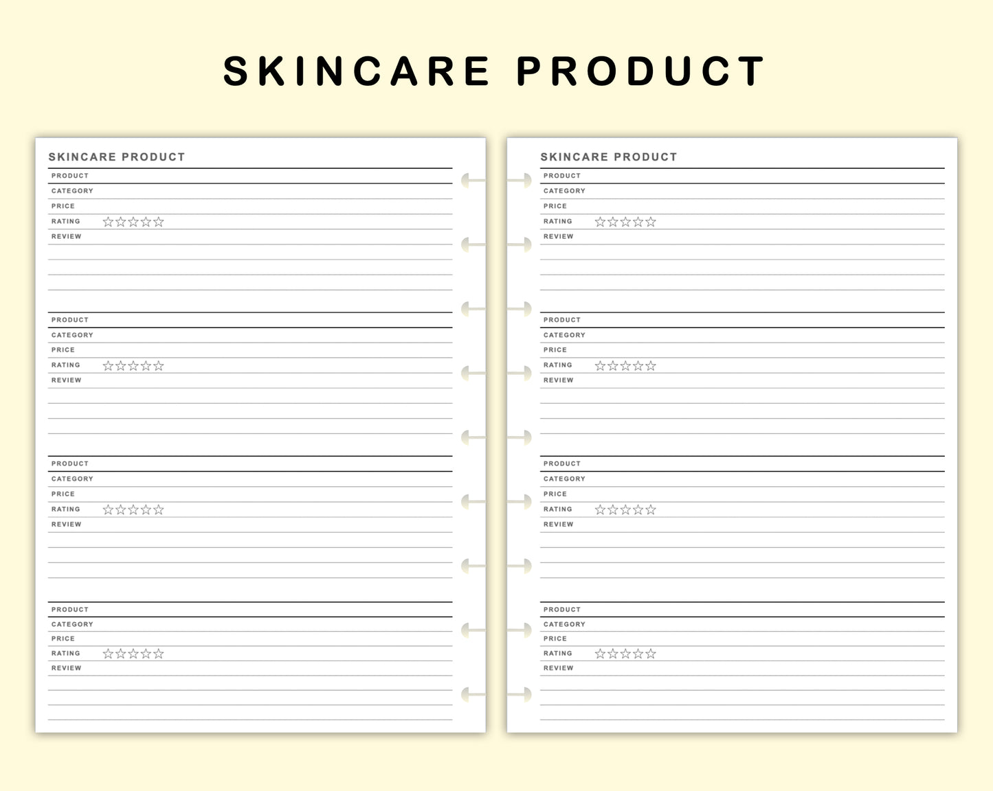 Classic HP Inserts - Skincare Routine