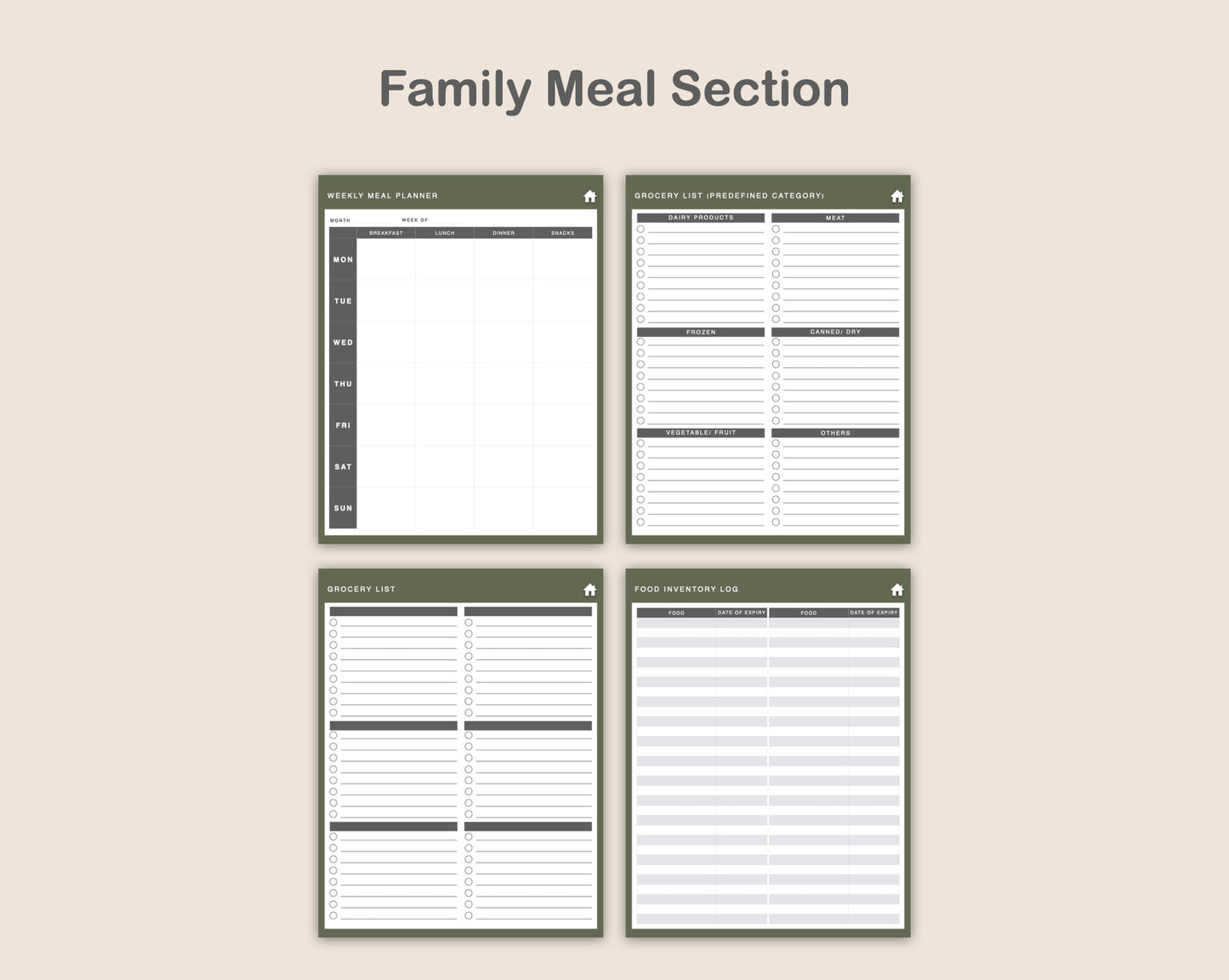 Digital Home Planner - Neutral