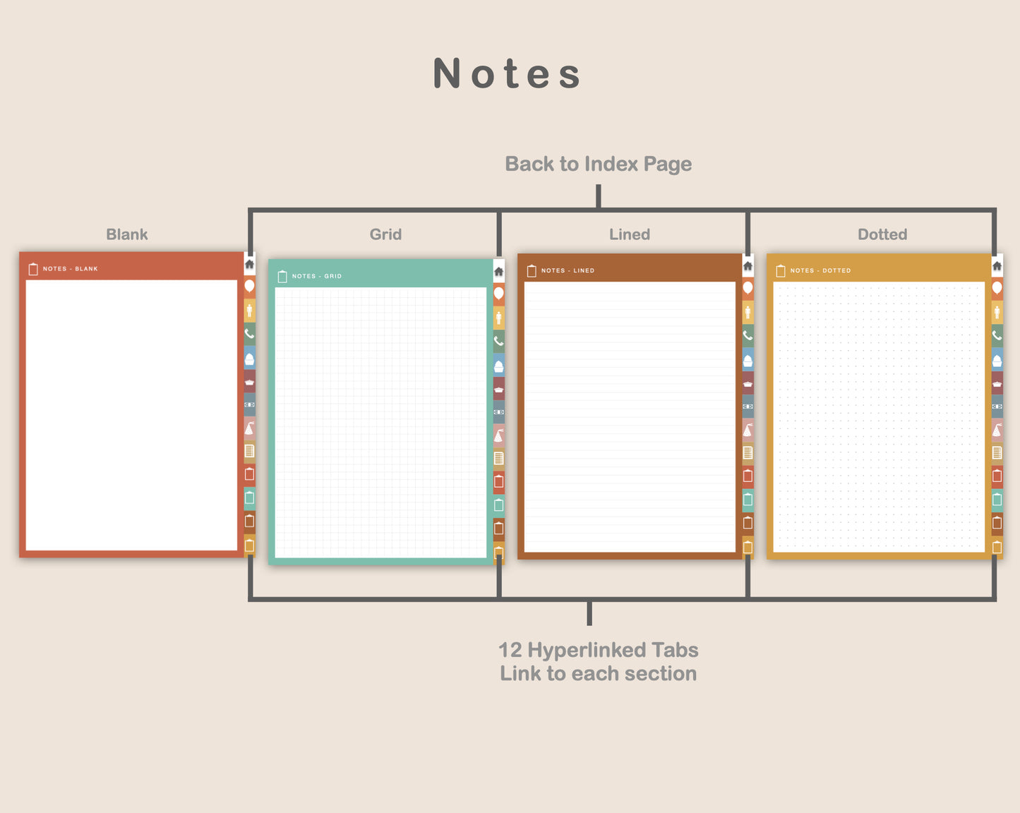 Digital Event Planner - Boho