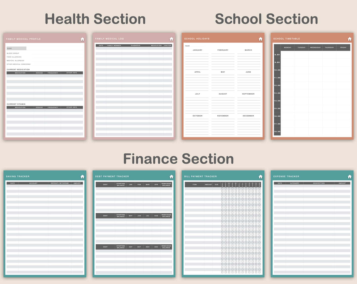 Digital Home Planner - Neutral