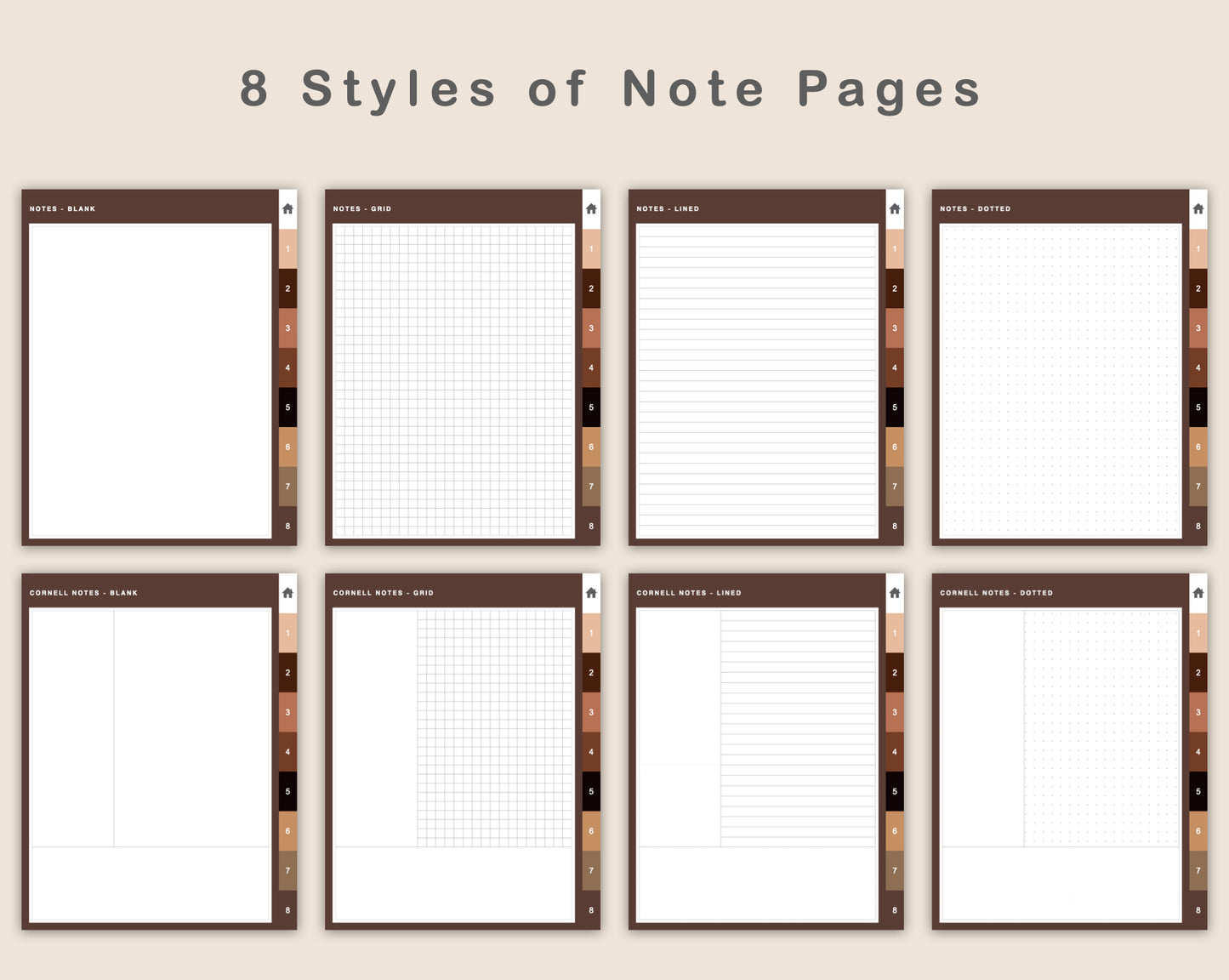 Digital Therapy Journal - Coffee Brown