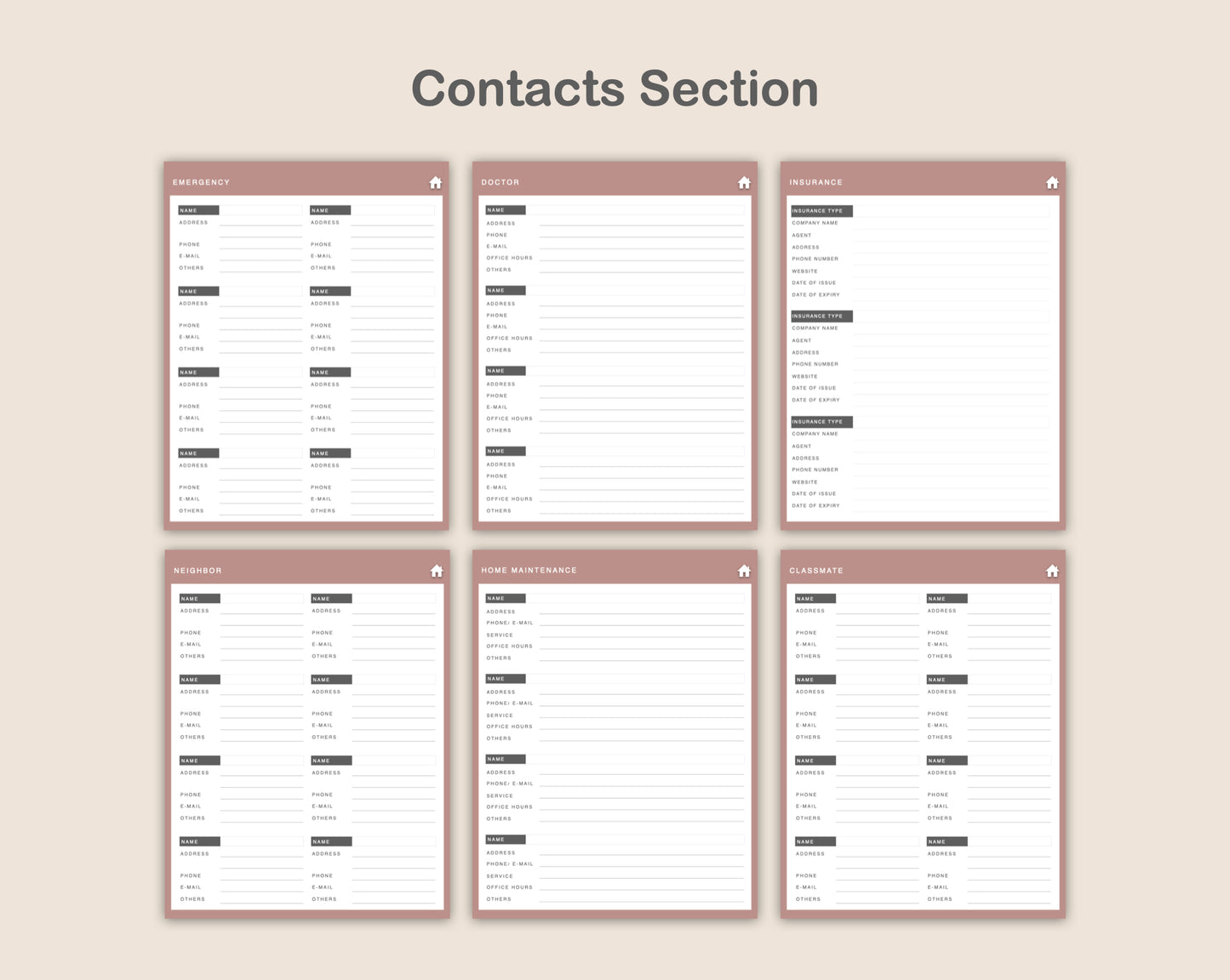 Digital Home Planner - Neutral