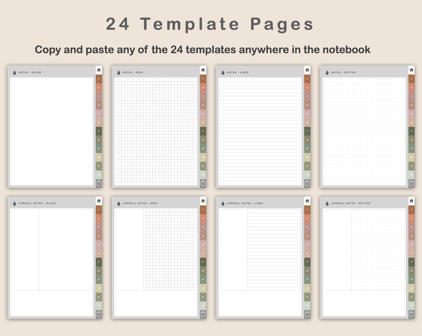 Digital Essential Oil Planner - Neutral