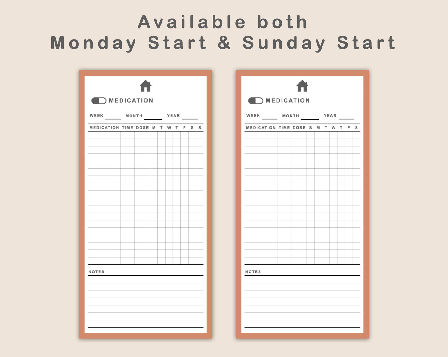 Digital Phone Planner - Autumn