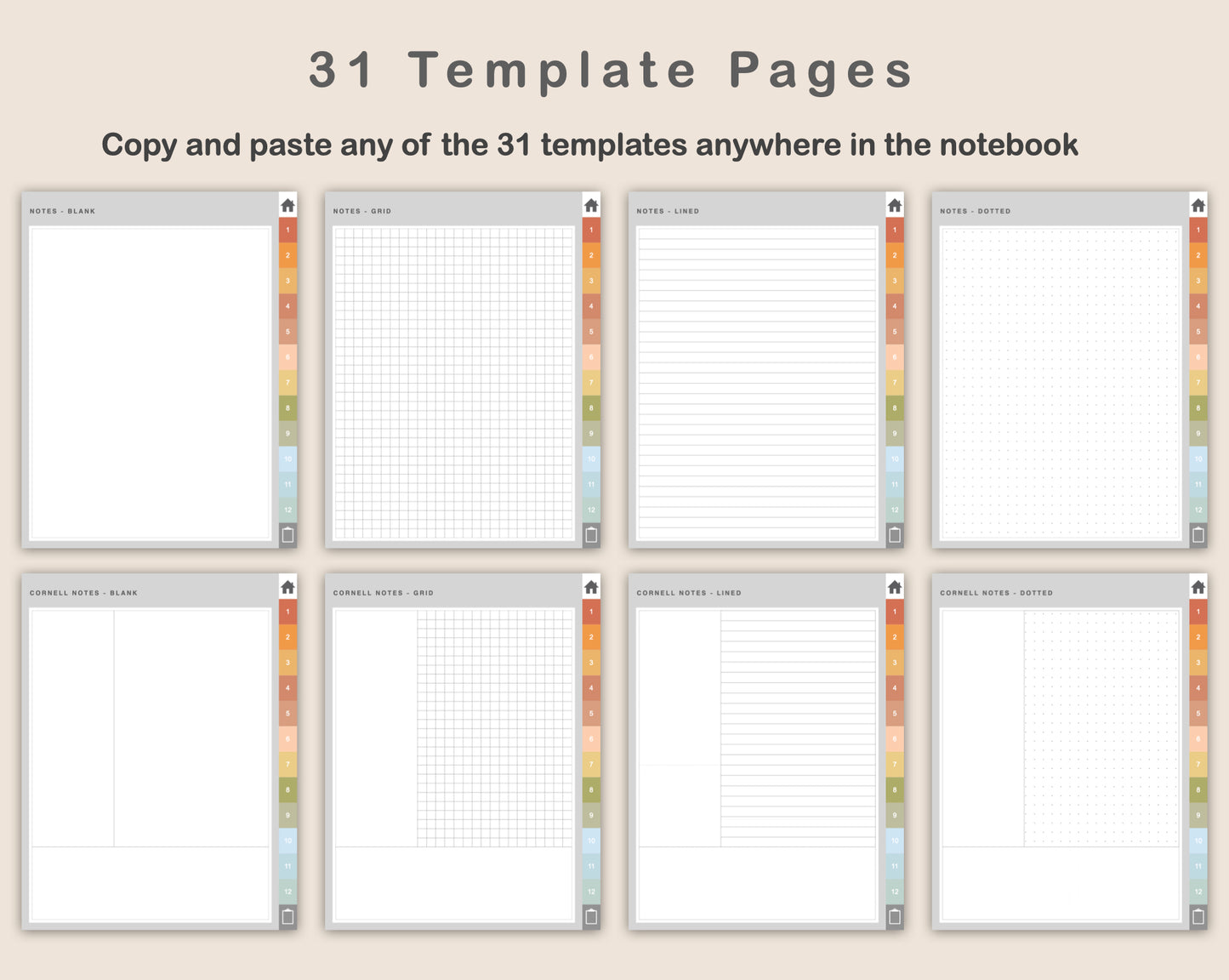 Digital Social Media Planner - Autumn