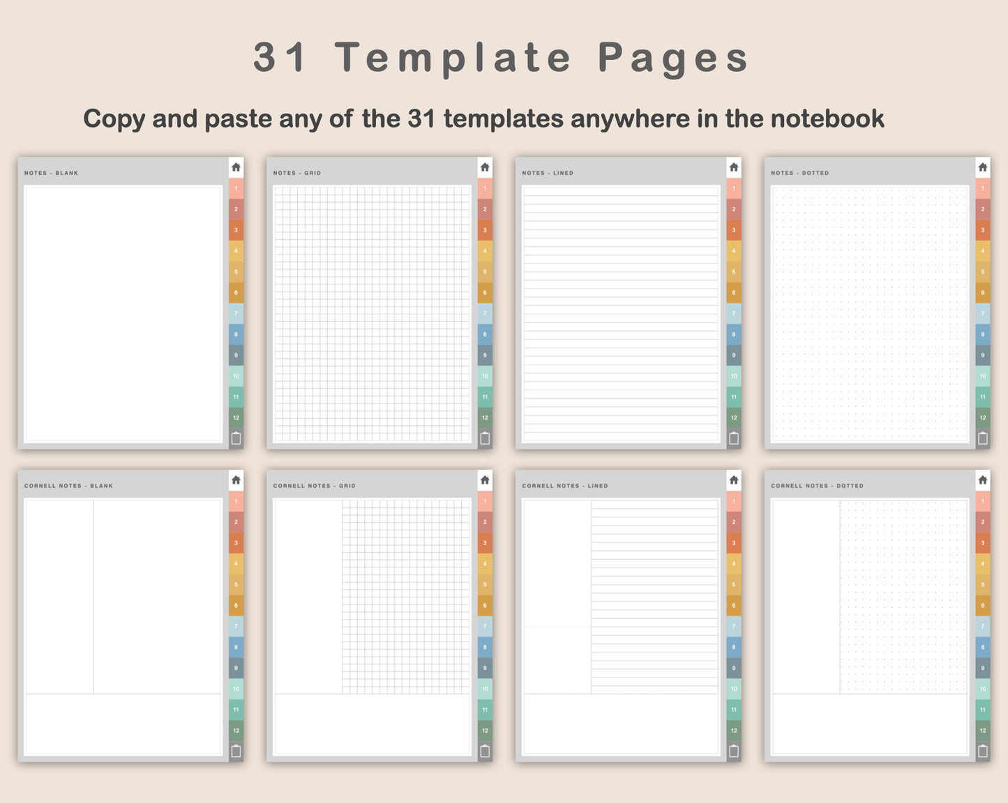 Digital Social Media Planner - Boho