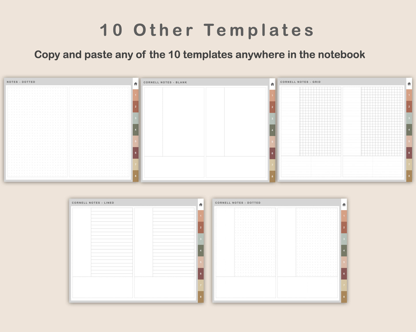 Digital Meeting Notes - Landscape - Earthy