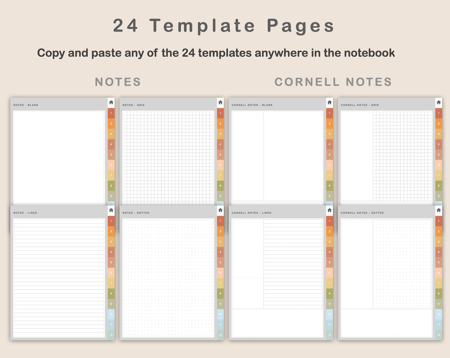 Digital Project Planner - Portrait - Autumn