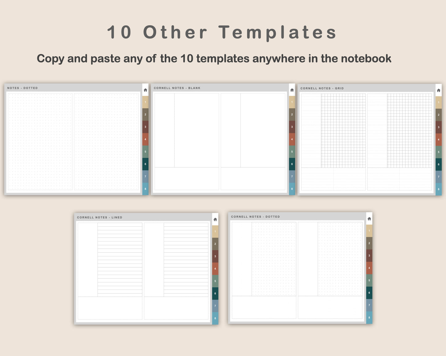 Digital Meeting Notes - Landscape - Muted