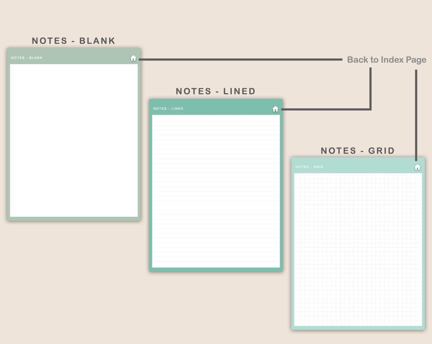 Digital Pet Planner - Boho
