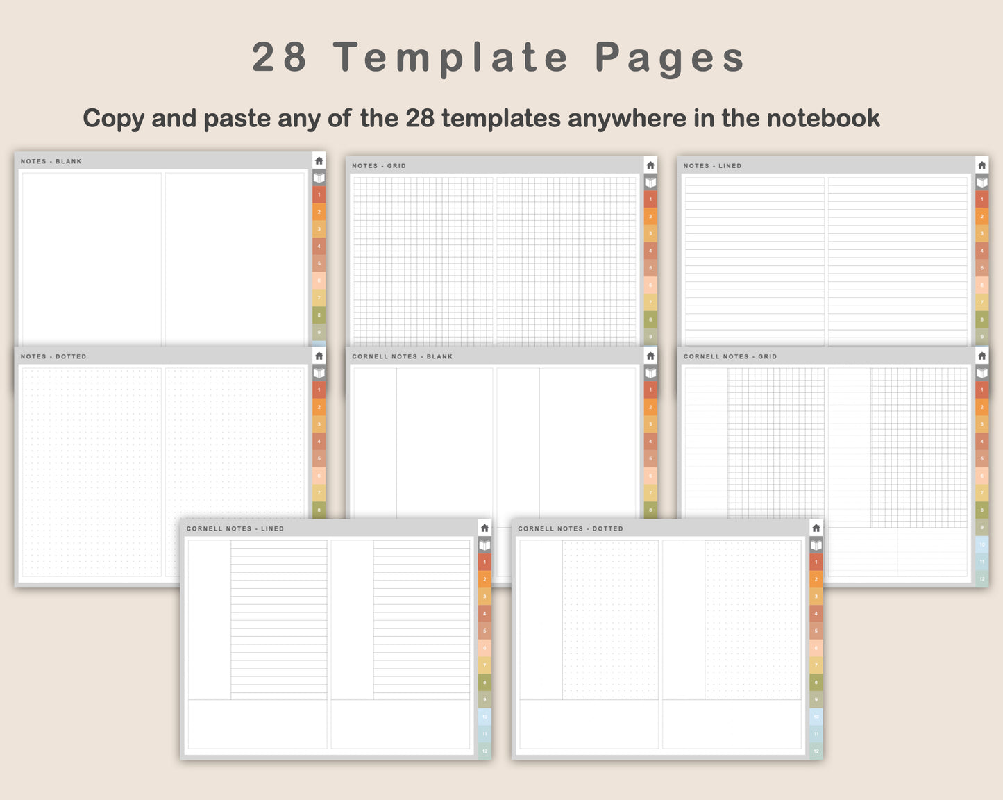 Digital Reading Planner - Landscape - Autumn