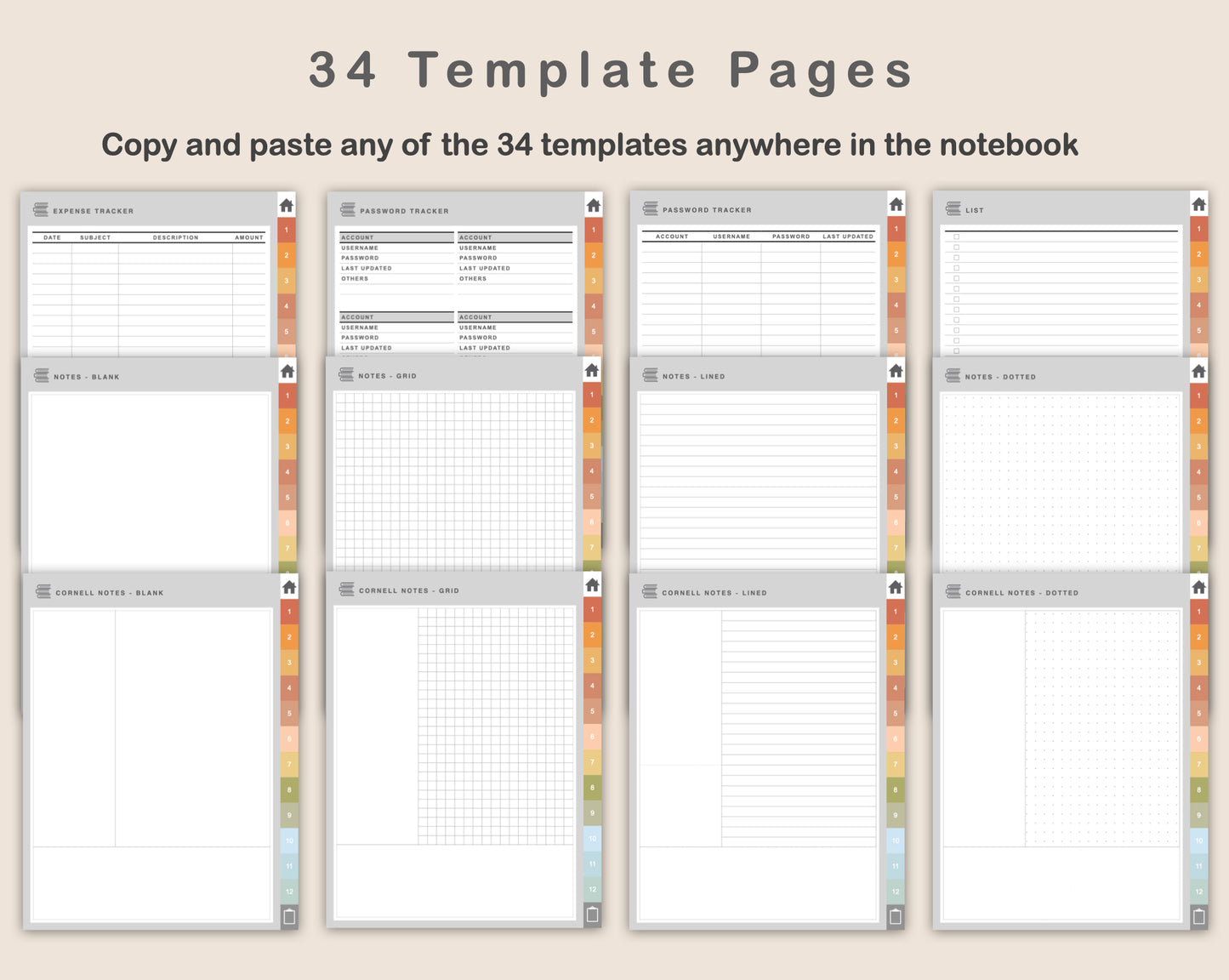 Digital Homeschool Planner - Autumn