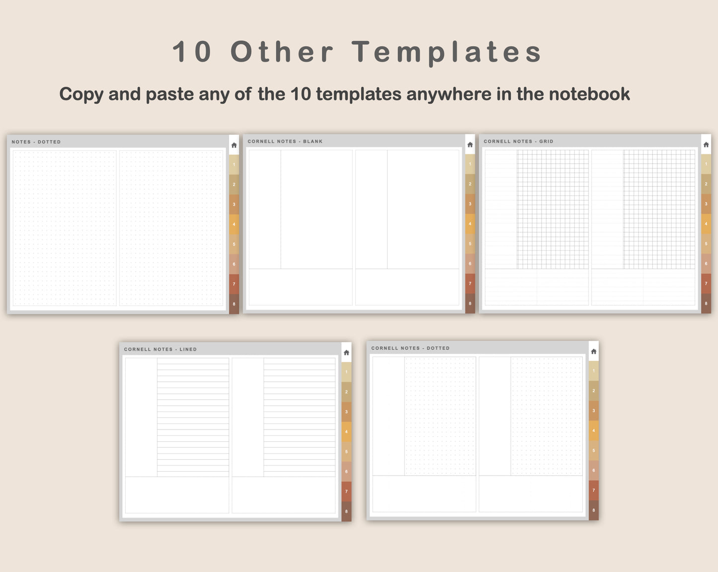 Digital Meeting Notes - Landscape - Warm