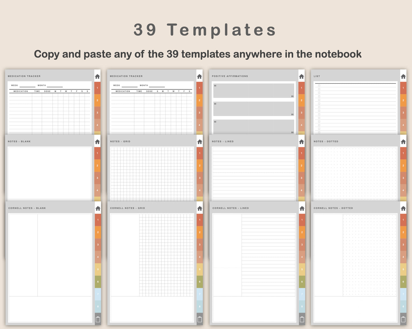 Digital Self Care Planner - Autumn
