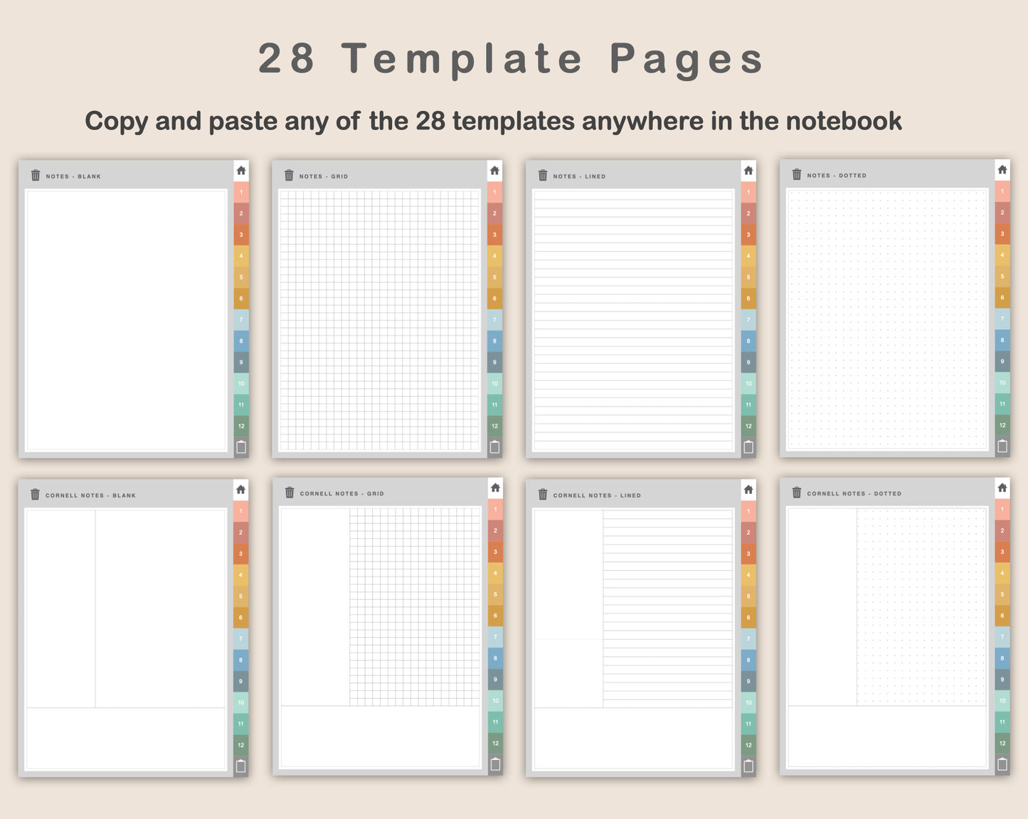 Digital Cleaning Planner - Boho