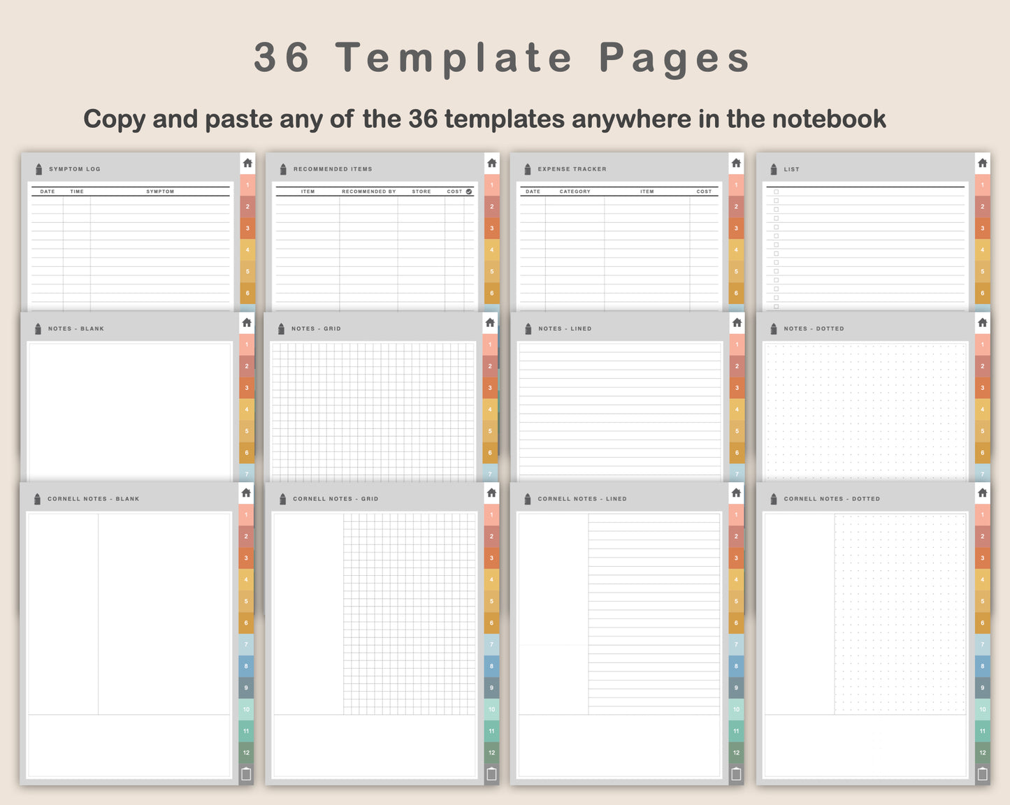 Digital Baby Journal - Boho