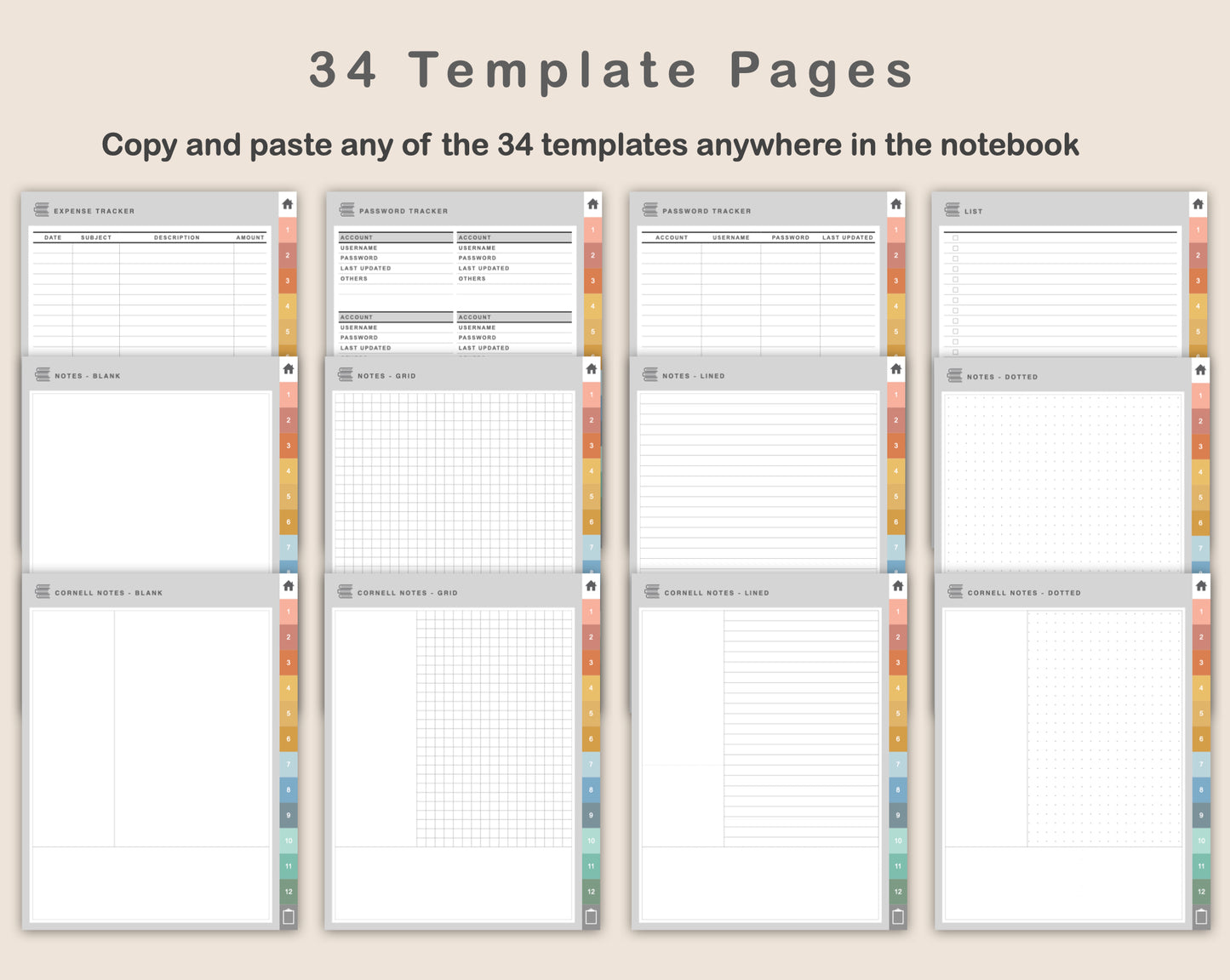 Digital Homeschool Planner - Boho