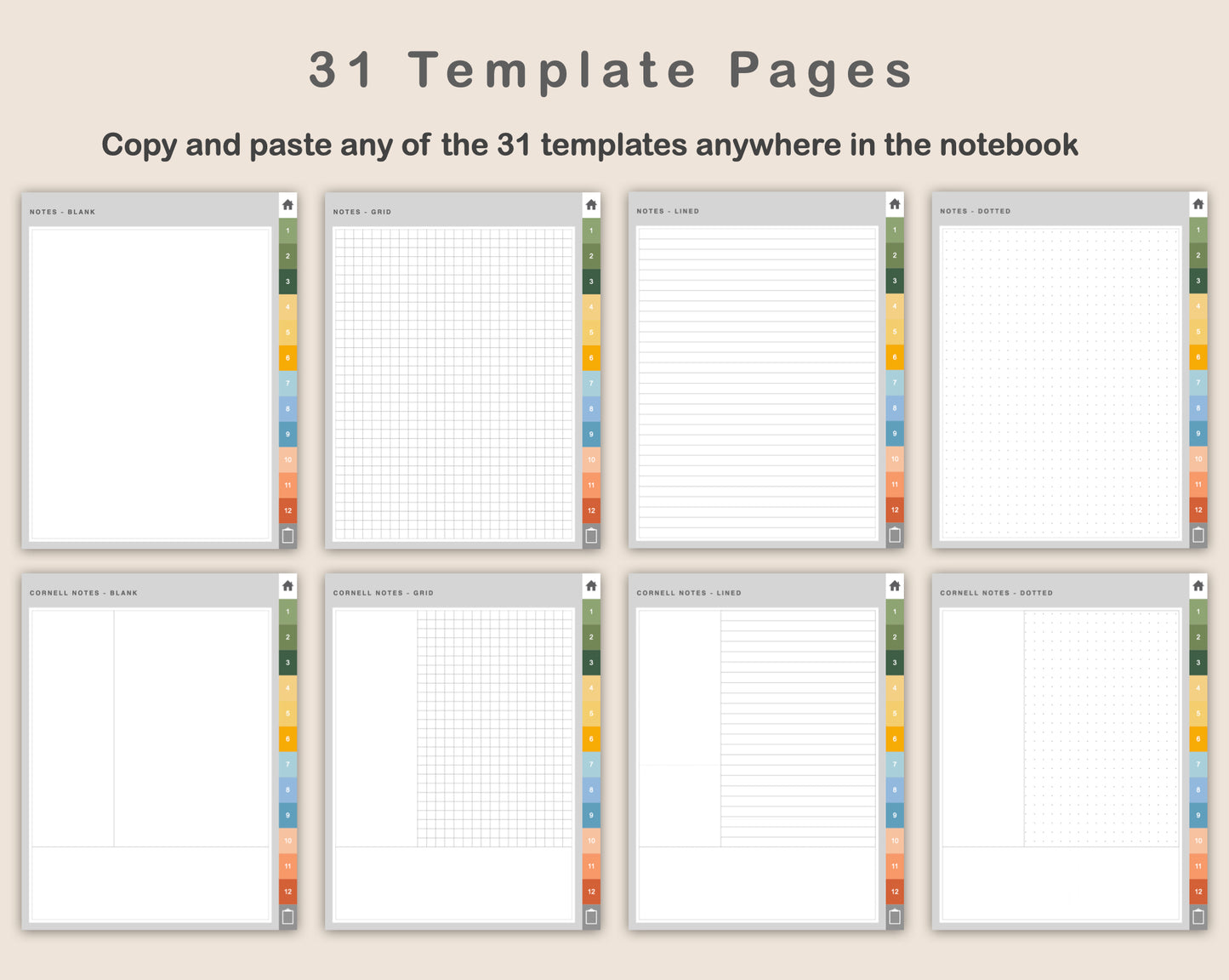 Digital Social Media Planner - Bright