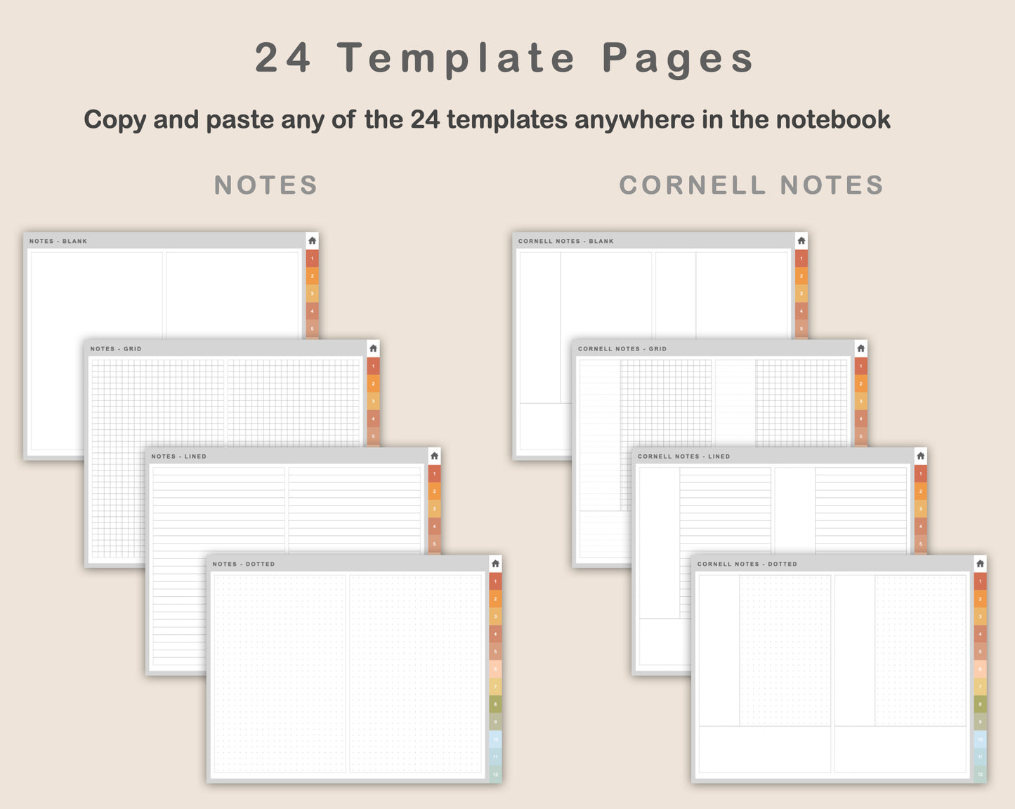 Digital Project Planner - Landscape - Autumn