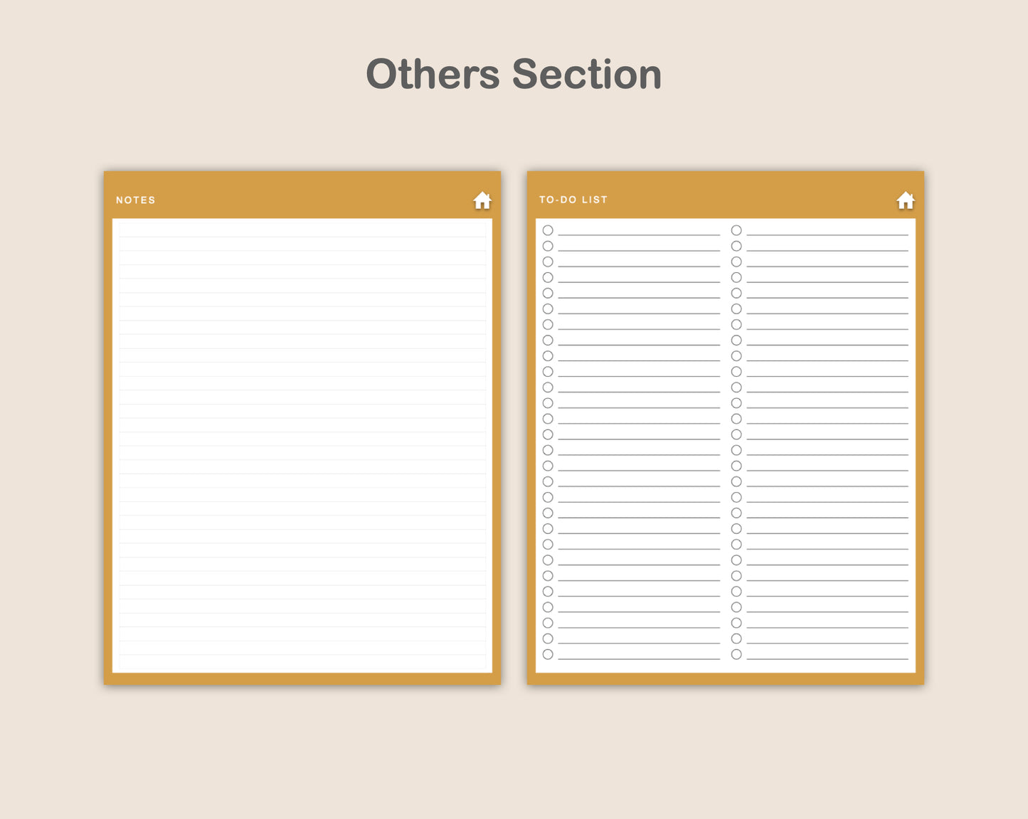 Digital Home Planner - Boho