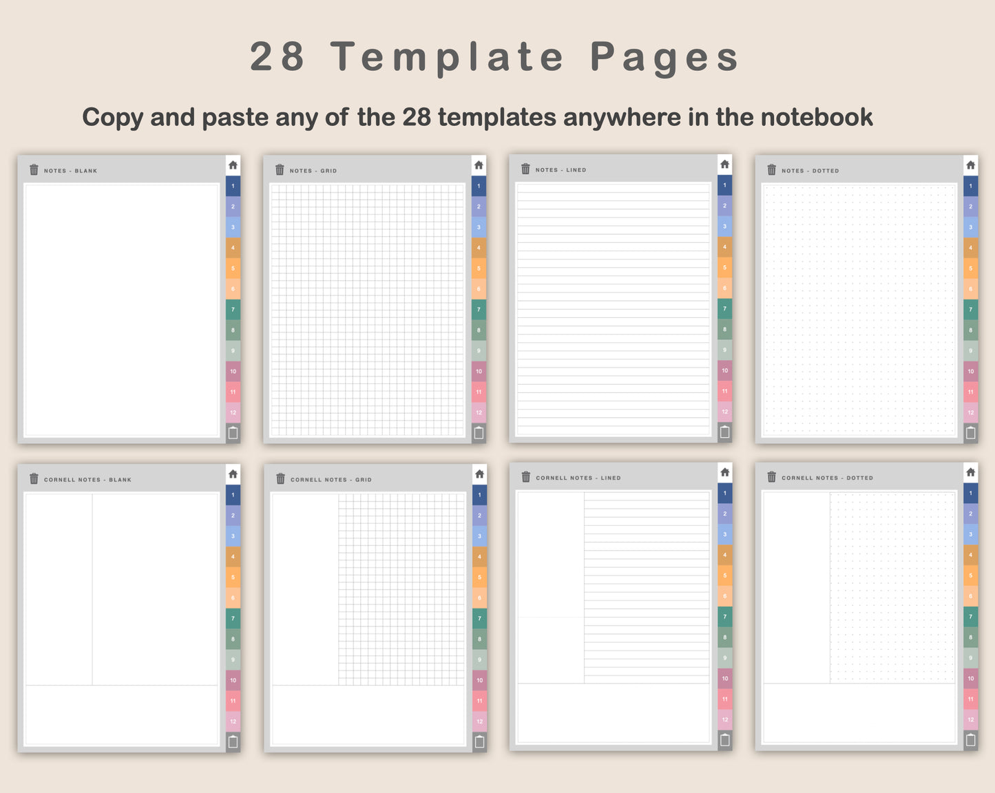Digital Cleaning Planner - Spring