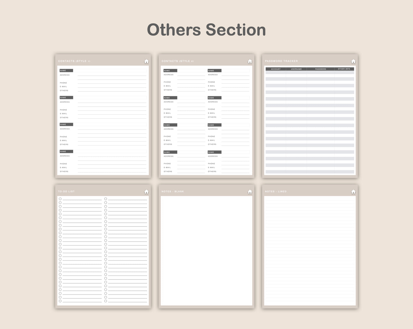 Digital Small Business Planner - Neutral