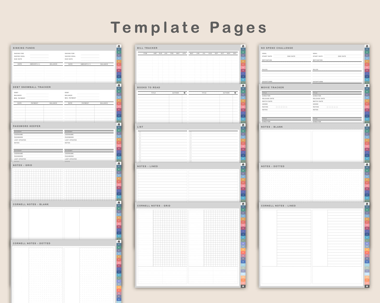 DIY Digital Planner - Landscape - Spring