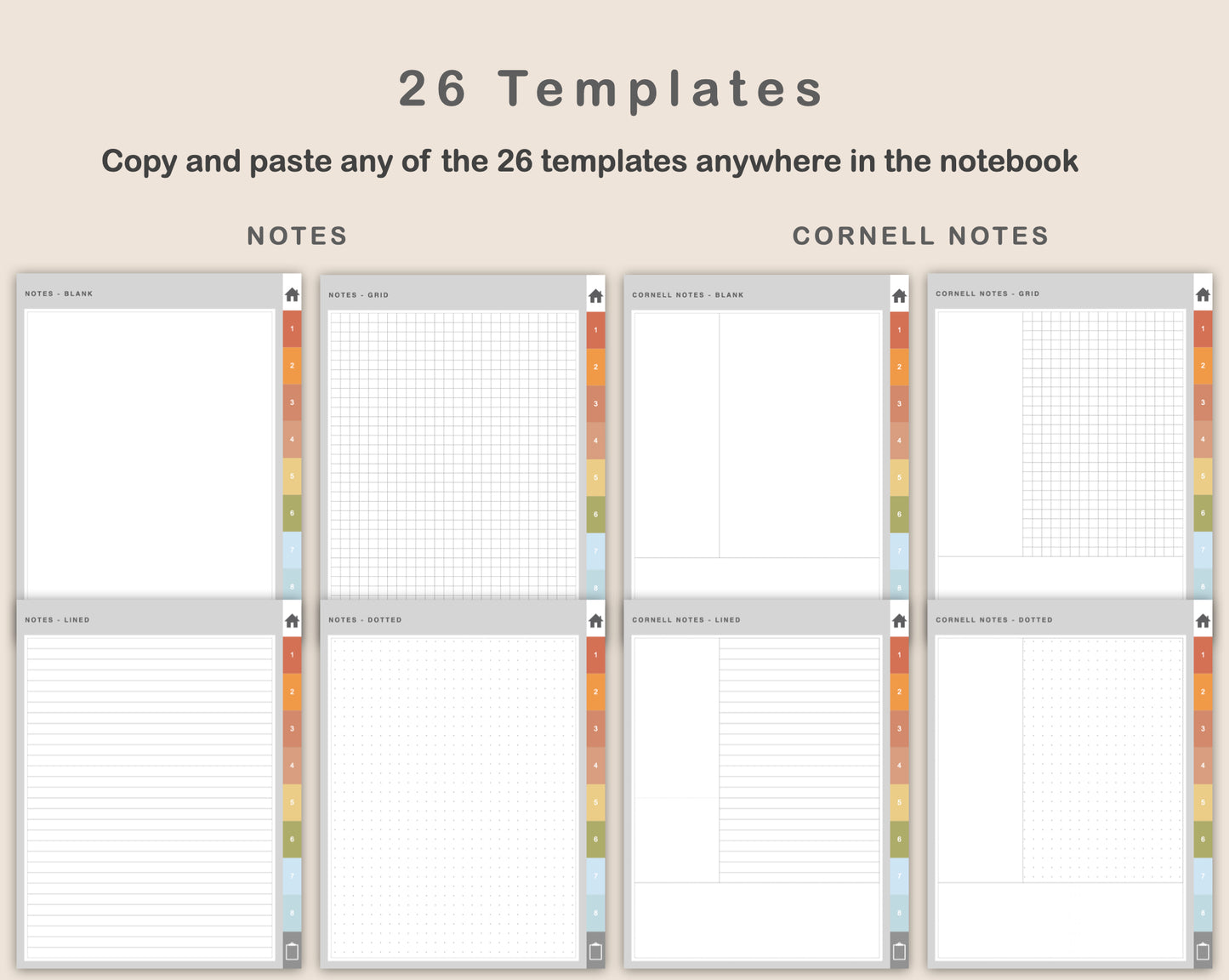 Digital Knitting Planner - Autumn