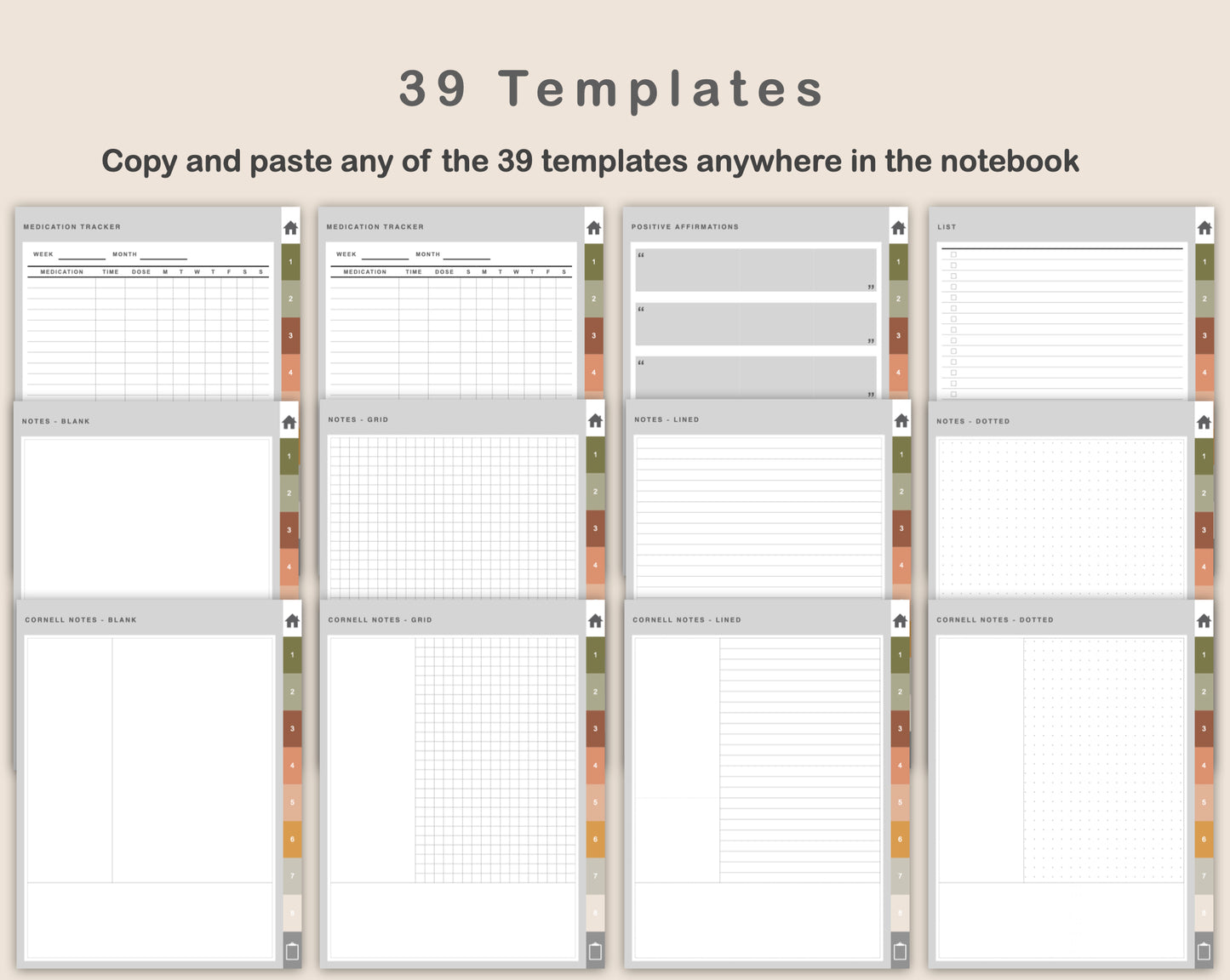 Digital Self Care Planner - Boho