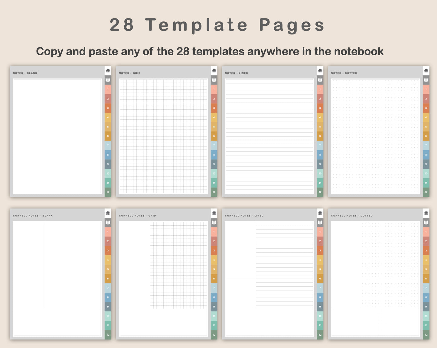 Digital Reading Planner - Portrait - Boho
