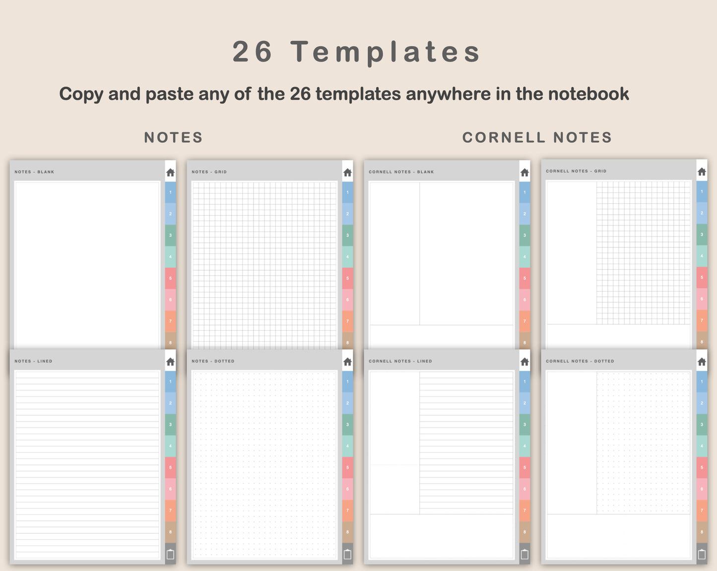 Digital Sewing Planner - Pastel