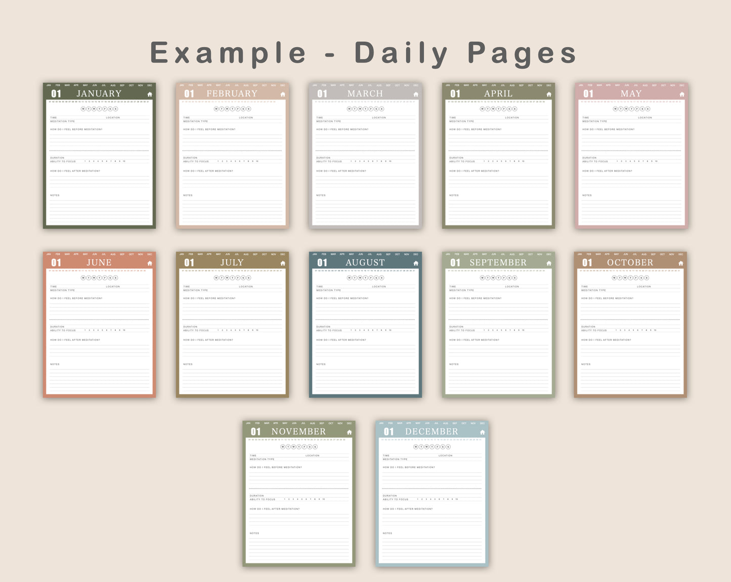 Digital Meditation Journal - Neutral