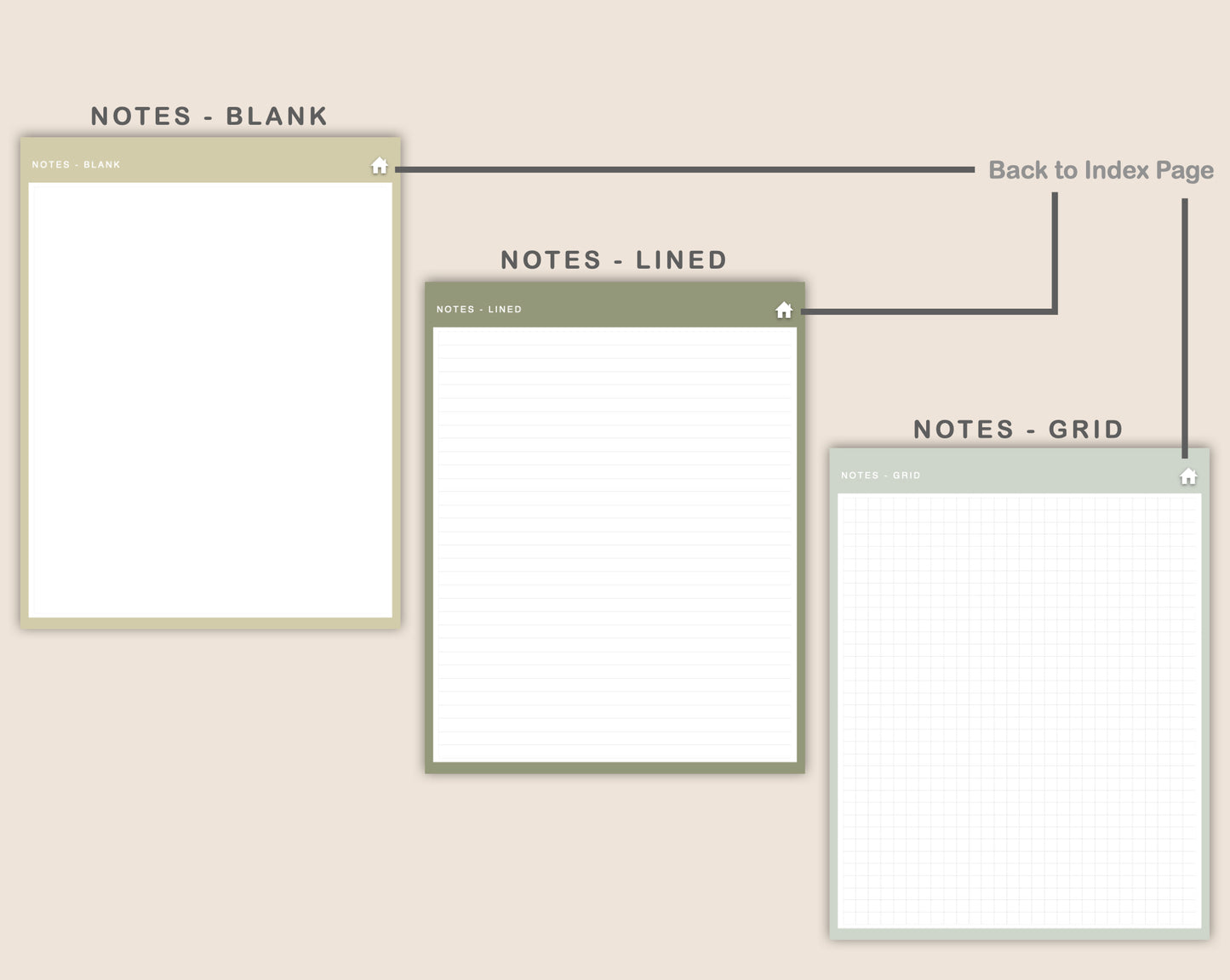 Digital Pet Planner - Neutral