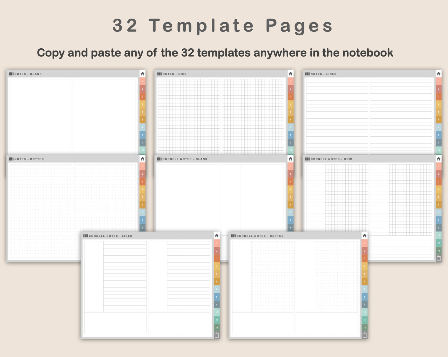 Digital Travel Planner - Landscape - Soft Boho