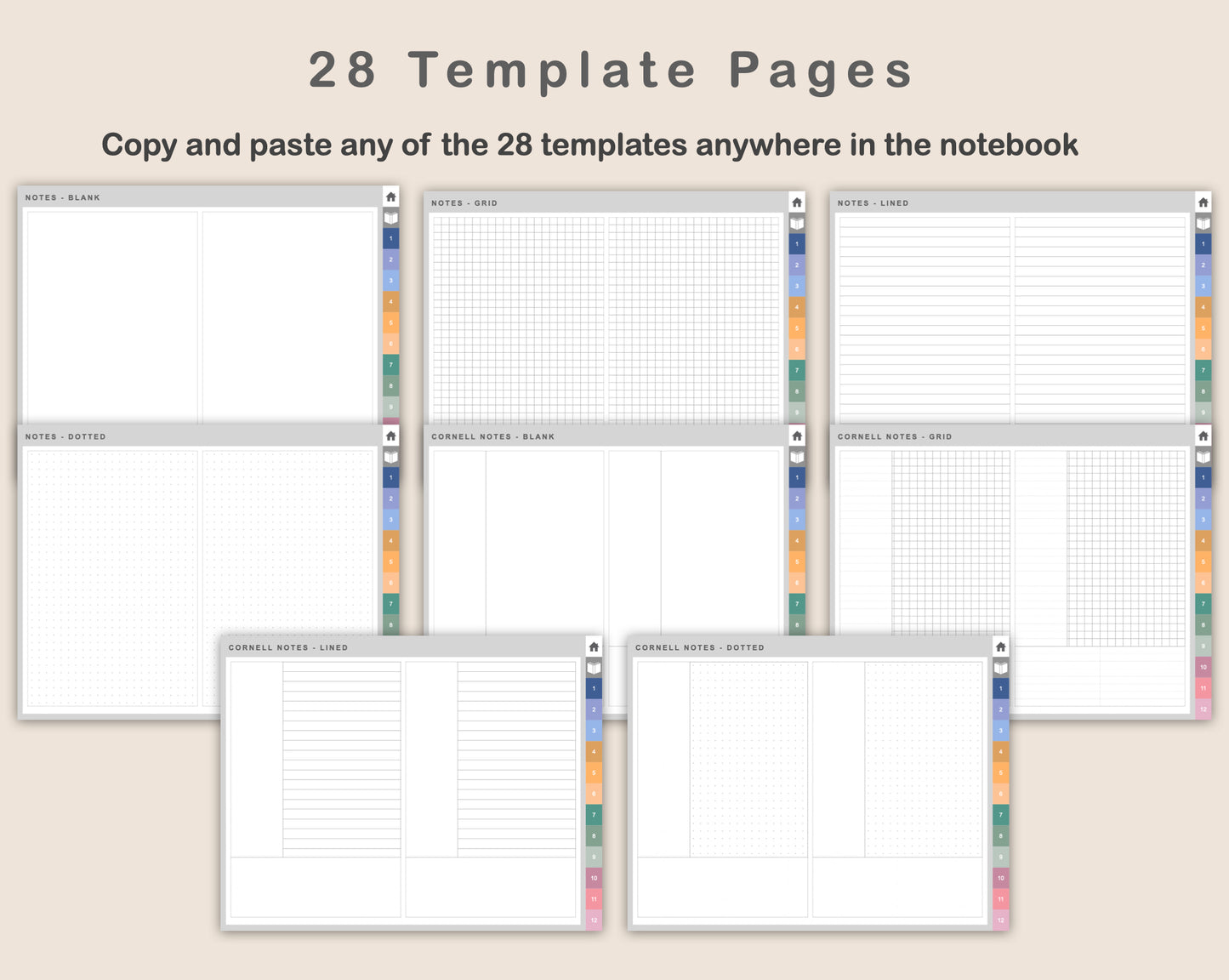 Digital Reading Planner - Landscape - Spring